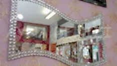 Dalgalı Taş Model Taşlı Ayna