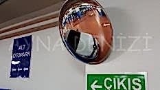 90 cm Bombeli Trafik Otopark Güvenlik Aynası