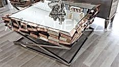 Rüzgar Model Aynalı Orta Sehpa