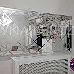 Baklava Dilimli Desenli Ayna