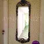 Klasik Model Gümüş Renk Boy Aynası