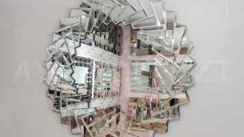 Rüzgar Gülü Model Modern Ayna