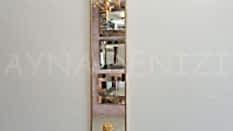 Venedik Model Altın Renk Dekoratif Niş Ayna