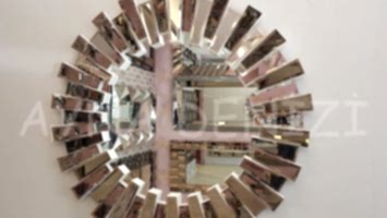 Güneş White Bronze Model Beyaz Bronz Renk Modern Ayna