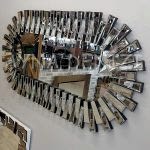 Güneş Piyano Black Silver Model Siyah Şeffaf Renk Modern Ayna-12