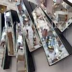 Güneş Piyano Black Silver Model Siyah Şeffaf Renk Modern Ayna-16