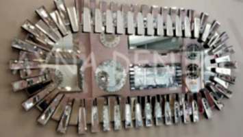 Güneş Piyano Black Silver Model Siyah Şeffaf Renk Modern Ayna