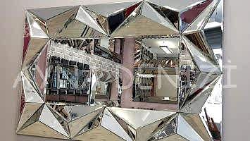 Hipnoz Small Silver Model Modern Ayna