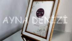 Jesy Fourth Gold Model Altın Renk Dekoratif Aynalı Resim Çerçevesi