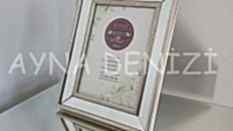 Jesy Second Silver Model Gümüş Renk Dekoratif Aynalı Resim Çerçevesi