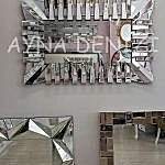 Akustik Black Small Silver Model Siyah Şeffaf Renk Modern Ayna-10