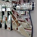 Akustik Black Small Silver Model Siyah Şeffaf Renk Modern Ayna-11