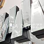 Akustik Black Small Silver Model Siyah Şeffaf Renk Modern Ayna-17