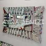 Akustik Black Small Silver Model Siyah Şeffaf Renk Modern Ayna-5