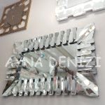 Akustik Black Small Silver Model Siyah Şeffaf Renk Modern Ayna-8