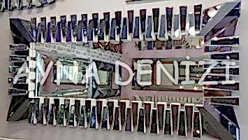 Akustik White Smoked Model Beyaz Füme Renk Modern Ayna