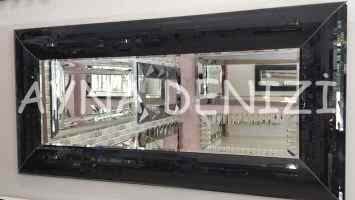 Çizgi Black Model Modern Ayna