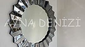Madalyon Black Smoked Model Siyah Füme Renk Modern Ayna