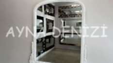 Lady Model Beyaz Renk Dekoratif Ayna