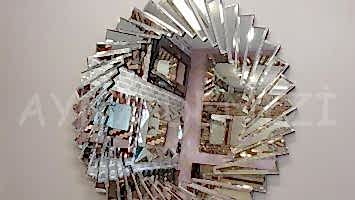 Wind Silver Model Modern Ayna