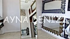 Majeste Luxury Model Gold Altın Renk Metal Çerçeveli Ayaklı Boy Aynası