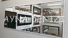 Royal Elegant Model Beyaz Renk Metal Çerçeveli Dekoratif Ayna