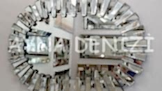 Güneş Piyano Black Small Silver Model Modern Ayna