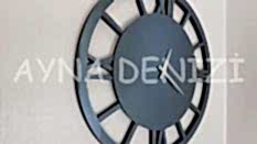 Future Smoked Model Füme Renk Dekoratif Aynalı Duvar Saati