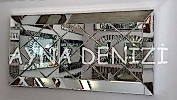 Slice Silver Model Modern Ayna