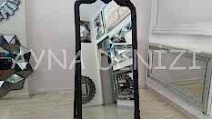 Princess Black Model Siyah Renk Ayaklı Boy Aynası