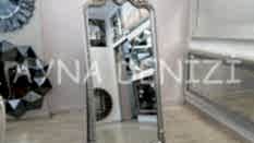 Princess Silver Model Gümüş Renk Ayaklı Boy Aynası