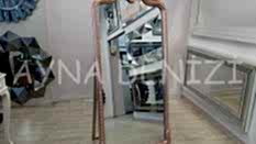 Princess Copper Gold Model Rose Gold Altın Renk Ayaklı Boy Aynası