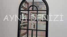 Massa Model Siyah Renk Dekoratif Pencere Ayna