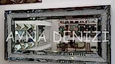 Shinly Smoked Model Modern Ayna