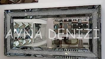 Shinly Smoked Model Modern Ayna