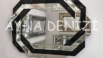 Winding Small Silver Black Model Modern Ayna