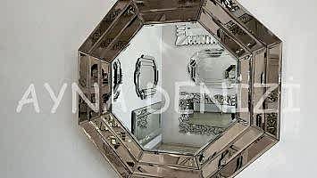 Angled Small Bronze Model Modern Ayna