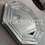 Angled Small Silver Model Modern Ayna-16