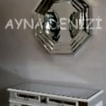Angled Small Silver Model Modern Ayna-20