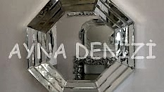 Angled Small Silver Model Modern Ayna