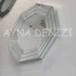 Angled Small Silver Model Modern Ayna-24
