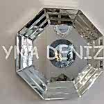 Angled Small Silver Model Modern Ayna-25