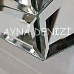 Angled Small Silver Model Modern Ayna-36