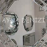 Angled Small Silver Model Modern Ayna-38