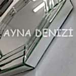 Angled Small Silver Model Modern Ayna-39