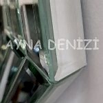 Angled Small Silver Model Modern Ayna-42