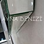 Angled Small Silver Model Modern Ayna-45