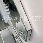 Angled Small Silver Model Modern Ayna-46