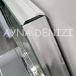 Angled Small Silver Model Modern Ayna-47